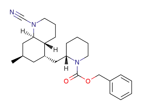 (2S)-2-[(4aR,5S,7R,8aR)-1-cyano-7-methyl-1,2,3,4,4a,5,6,7,8,8a-decahydroquinolin-5-yl]methyl-1-[(benzyloxy)carbonyl]piperidine