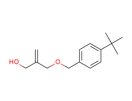 Molecular Structure of 1360903-27-0 (2-(((4-(tert-butyl)benzyl)oxy)methyl)prop-2-en-1-ol)