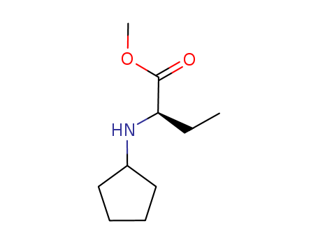 Butanoic acid, 2-(cyclopentylamino)-, methyl ester, (2R)-