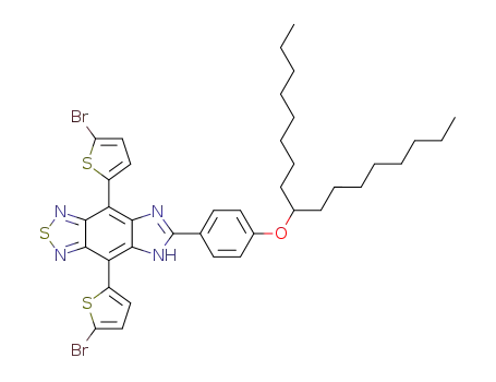 4,10-bis(5-bromothiophen-2-yl)-7-[4-(heptadecan-9-yloxy)-phenyl]-6H-[1,2,5]thiadiazole[3,4-g]benzoimidazole