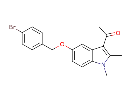 1-[5-(4-bromobenzyloxy)-1,2-dimethyl-1H-indol-3-yl]ethanone