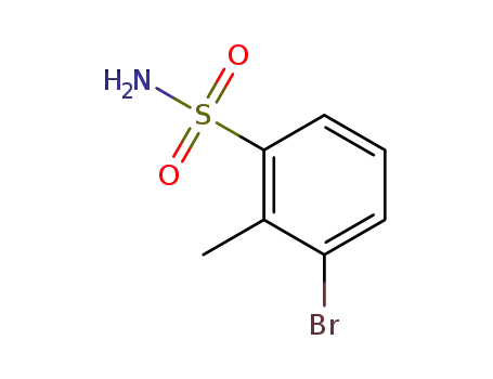 Molecular Structure of 1032507-35-9 (Benzenesulfonamide, 3-bromo-2-methyl-)