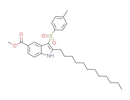 methyl 2-n-dodecyl-3-(p-toluenesulfonyl)-1H-indole-5-carboxylate