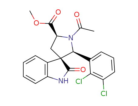 methyl (2'R,3R,5'S)-1'-acetyl-2'-(2,3-dichlorophenyl)-2-oxo-1,2-dihydrospiro[indole-3,3'-pyrrolidine]-5'-carboxylate