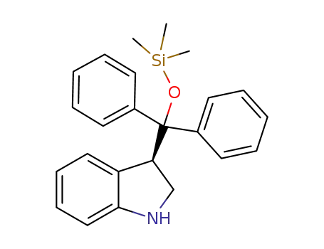 Molecular Structure of 1268603-22-0 (3-[diphenyl(trimethylsilyloxy)]methyl-indoline)