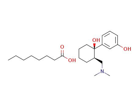 (+)-(1R,2R)-3-[2-(dimethylamino)-methyl-1-hydroxycyclohexyl]phenol octanoate