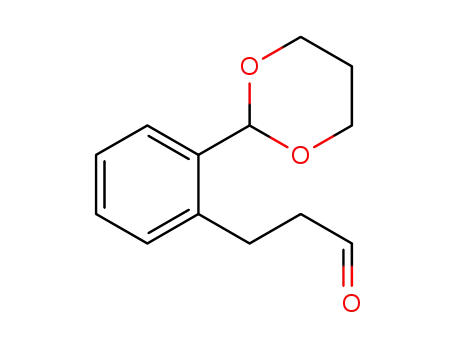 3-[2-(1,3-dioxan-2-yl)phenyl]propanal