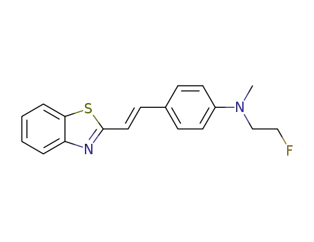 (E)-2-[N-methyl-N-(2'-fluoroethyl)-4'-aminostyryl]benzothiazole