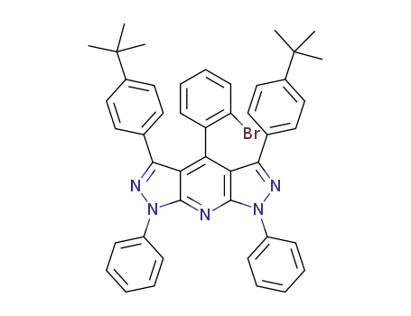 4-(2-bromophenyl)-3,5-bis(4-tert-butylphenyl)-1,7-diphenyl-1,7-dihydrodipyrazolo[3,4-b:4',3'-e]pyridine