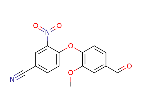 4-(4-formyl-2-methoxyphenoxy)-3-nitrobenzonitrile