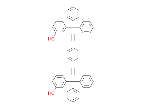1,4-bis-(([3-hydroxydiphenyl]-phenylmethyl)ethynyl)phenylene