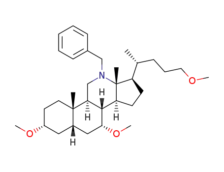 N-benzyl-3α,7α,24-trimethoxy-12-aza-5β-cholane