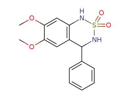 4-phenyl-3,4-dihydro-1H-2,1,3-(3,4-dimethoxybenzo)thiadiazine 2,2-dioxide
