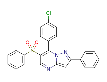 7-(4-chlorophenyl)-2-phenyl-6-(phenylsulfonyl)pyrazolo[1,5-a]pyrimidine