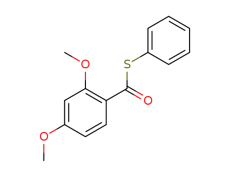 Molecular Structure of 1352811-99-4 (S-phenyl 2,4-dimethoxybenzenecarbothioate)