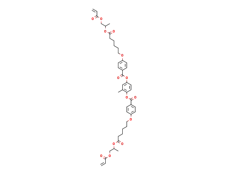 4-{[4-({6-[2-(acryloyloxy)-1-methylethoxy]-6-oxohexyl}oxy)benzoyl]oxy}-2-methylphenyl 4-({6-[2-(acryloyloxy)-1-methylethoxy]-6-oxohexyl}oxy)benzoate