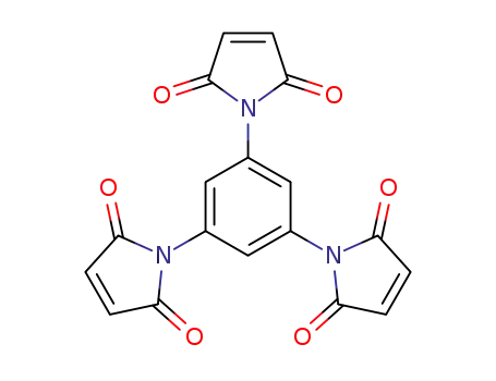 Molecular Structure of 21217-67-4 (1,3,5-tris(maleimido)benzene)