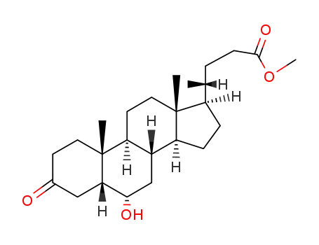 (5β,6α)-6-히드록시-3-옥소-콜란-24-오산 메틸 에스테르
