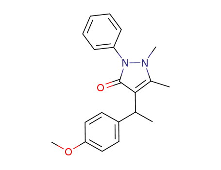 Molecular Structure of 1321804-59-4 (4-[1-(4-methoxyphenyl)ethyl]antipyrine)