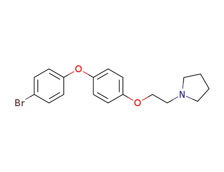 1-(2-(4-(4-bromophenoxy)phenoxy)ethyl)pyrrolidine