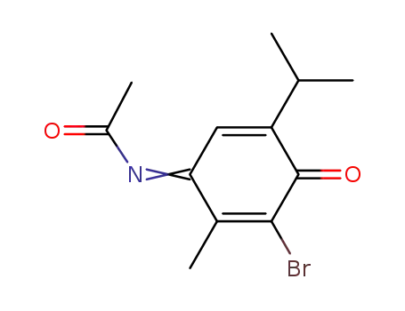 N-acetyl-2-bromo-6-isopropyl-3-methyl-1,4-benzoquinone monoimine