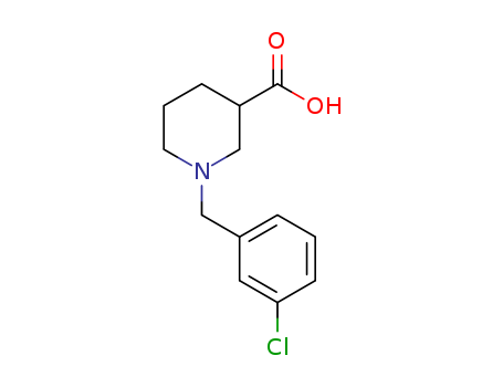 1-[(3-chlorophenyl)methyl]piperidine-3-carboxylic acid