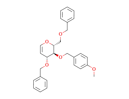 (2R,3S,4R)-4-Benzyloxy-2-benzyloxymethyl-3-(4-methoxy-benzyloxy)-3,4-dihydro-2H-pyran