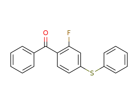Molecular Structure of 1314792-48-7 ((4-benzoyl-3-fluorophenyl)phenylthioether)
