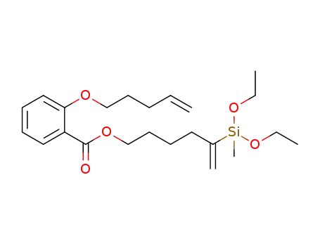 5-(diethoxy(methyl)silyl)hex-5-en-1-yl 2-(pent-4-en-1-yloxy)benzoate