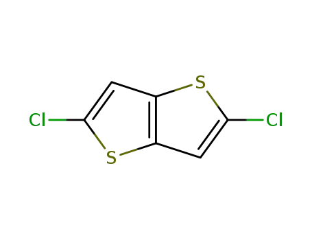 Molecular Structure of 39076-88-5 (2,5-dichlorothieno[3,2-b]thiophene)