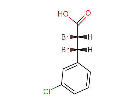 2,3-dibromo-3-(3-chlorophenyl)propanoic acid