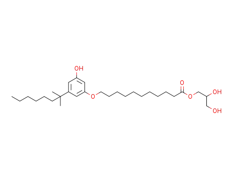 2,3-dihydroxypropyl 11-[3-hydroxy-5-(2-methyloctan-2-yl)phenoxy]undecanoate