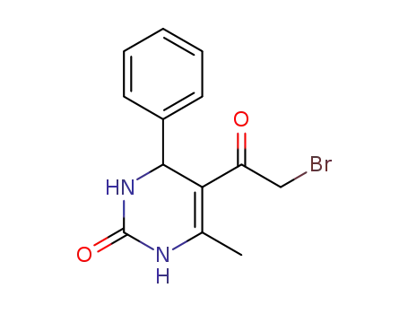 5-(2-bromoacetyl)-3,4-dihydro-6-methyl-4-phenyl-pyrimidin-2(1H)-one