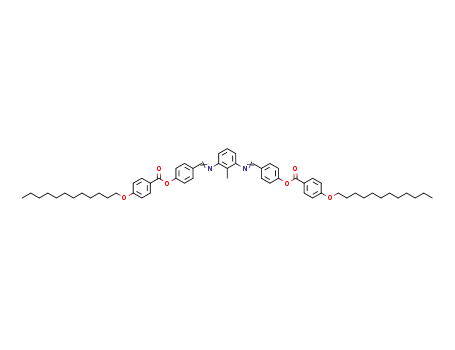 Molecular Structure of 1373878-22-8 (N,N'-bis[4-(4-n-dodecyloxybenzoyloxy)benzylidene]-(2-methyl-1,3-phenylene)diamine)