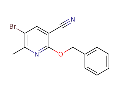 2-(benzyloxy)-5-bromo-6-methylnicotinonitrile