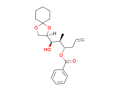 (2R,3R,4R,5S)-5-benzoyloxy-1,2-cyclohexylidenedioxy-4-methyloct-7-en-3-ol
