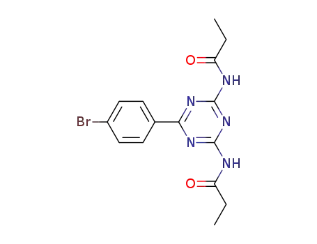 N,N'-(6-(4-bromophenyl)-1,3,5-triazine-2,4-diyl)dipropionamide