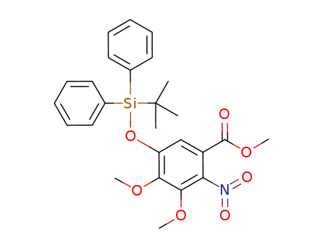 methyl 5-(tert-butyldiphenylsilyloxy)-3,4-dimethoxy-2-nitrobenzoate