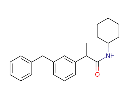 2-(3-benzylphenyl)-N-cyclohexylpropanamide
