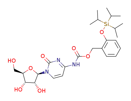N<sub>4</sub>-{{{2-[(triisopropylsilyl)oxy]benzyl}oxy}carbonyl}-cytidine