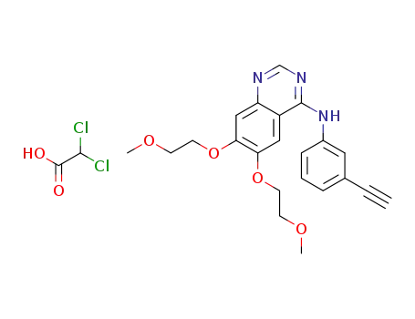Molecular Structure of 1355242-84-0 (erlotinib dichloroacetate)