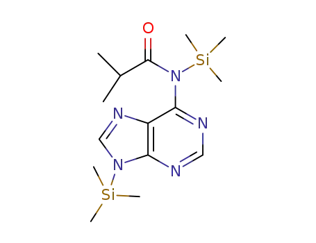 Molecular Structure of 1070982-29-4 (C<sub>15</sub>H<sub>27</sub>N<sub>5</sub>OSi<sub>2</sub>)