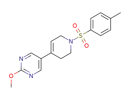 4-(2-methoxypyrimidin-5-yl)-1,2,5,6-tetrahydro-1-tosylpyridine