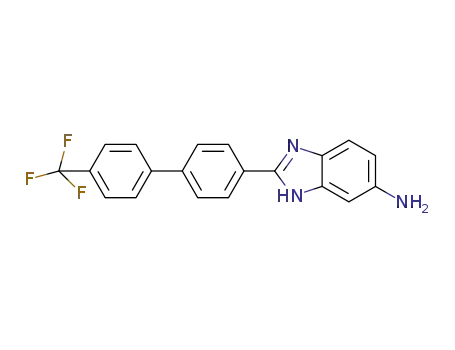 2-(4-trifluoromethylbiphenyl-4-yl)-6-amino-1H-benzimidazole