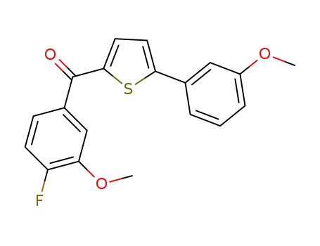 (4-fluoro-3-methoxyphenyl)[5-(3-methoxyphenyl)-2-thienyl]methanone