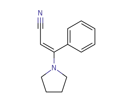 (2E)-3-phenyl-3-pyrrolidin-1-ylacrylonitrile