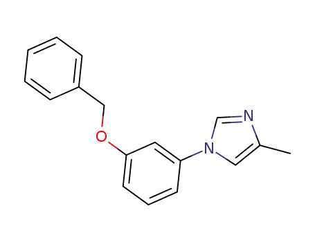 Molecular Structure of 1351990-64-1 (1-(3-(benzyloxy)phenyl)-4-methyl-1H-imidazole)