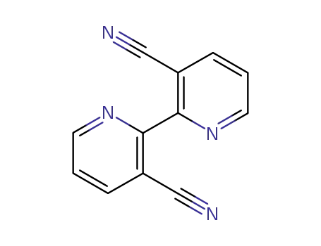 Molecular Structure of 136869-49-3 (2,2'-BIPYRIDINE-3,3'-DICARBONITRILE)