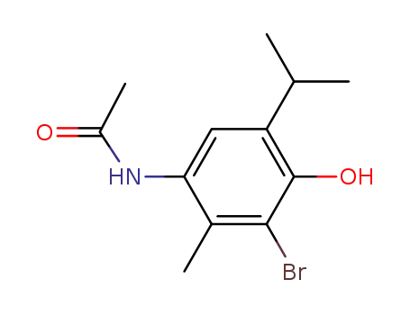 4-amino-N-acetyl-2-bromo-6-isopropyl-3-methylphenol