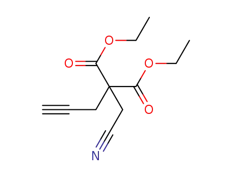 diethyl 2-(cyanomethyl)-2-(prop-2-ynyl)malonate